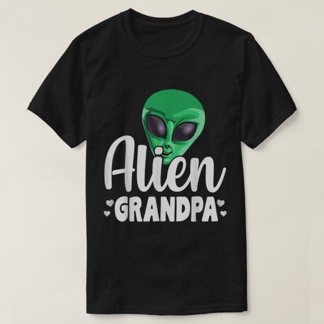 Camiseta Funny Alien Grandpa Design (Diseño del anverso)