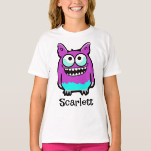 Camiseta Funny Alien Morple Green Monster Personalizado