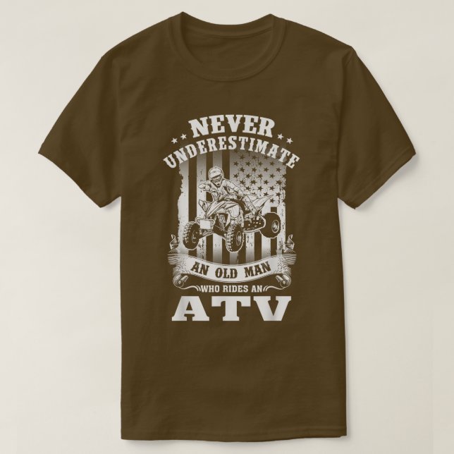 Camiseta Funny AllTerrain Vehicles 4Wheeler ATV LongSleeve  (Diseño del anverso)