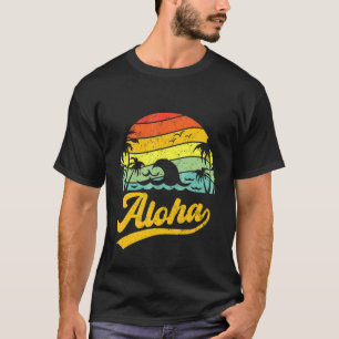 Camiseta Funny Aloha Hawaii Palm Tree Beach Vacation Family