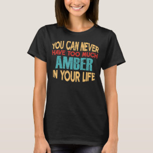 Camiseta Funny Amber Personalized Tshirt First Name It Chis