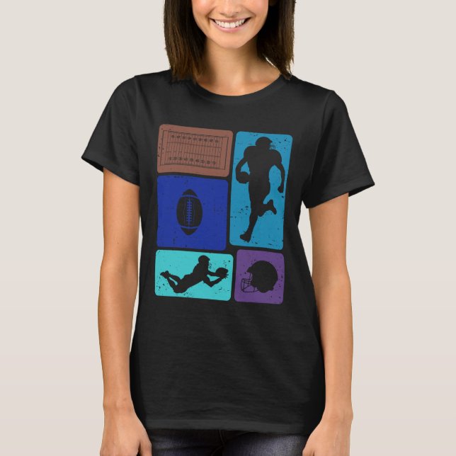 Camiseta Funny American Football Player Field Game Enthusia (Anverso)