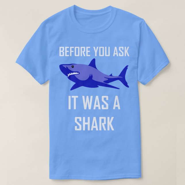 Camiseta Funny Amputee Amputation Surgery It Was A Shark Hu (Diseño del anverso)