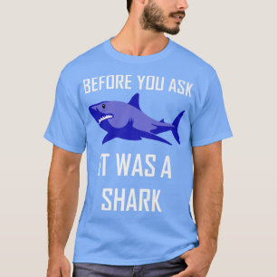 Camiseta Funny Amputee Amputation Surgery It Was A Shark Hu