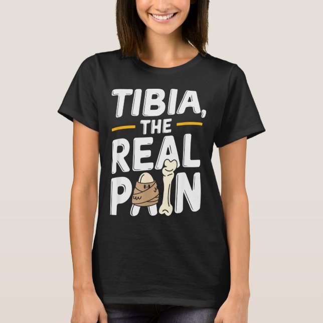 Camiseta Funny Anatomy Going Tibia Okay Broken Leg Gift For (Anverso)