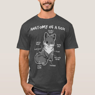 Camiseta Funny Anatomy Of A Fo, Cute Funny Animal Lover, Fu