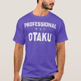 Camiseta Funny and Cute Anime Manga Profesional Otaku Premi