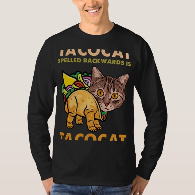 Camiseta Funny and Cute Tacocat Taco Cat Spelled Backward G (Anverso)