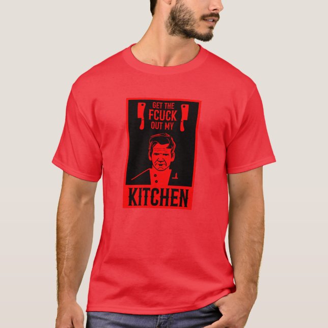 Camiseta Funny Angry Chef (Anverso)