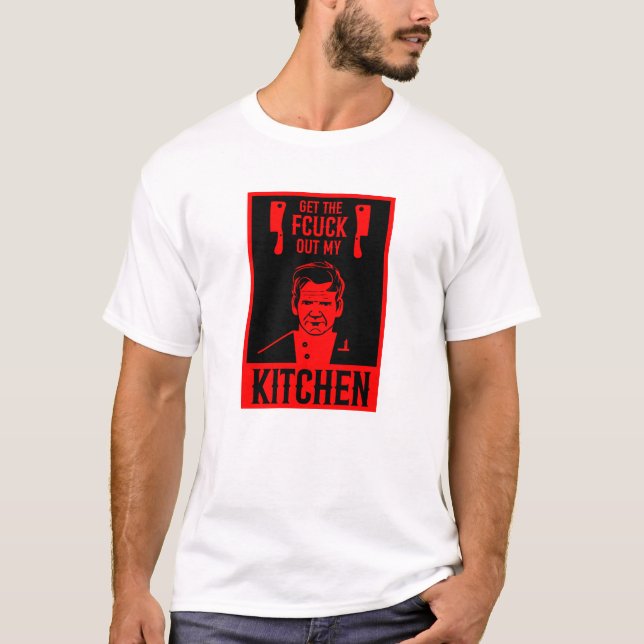 Camiseta Funny Angry Chef (Anverso)