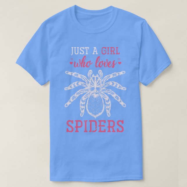 Camiseta Funny Animal Chica Gift Spider (Diseño del anverso)