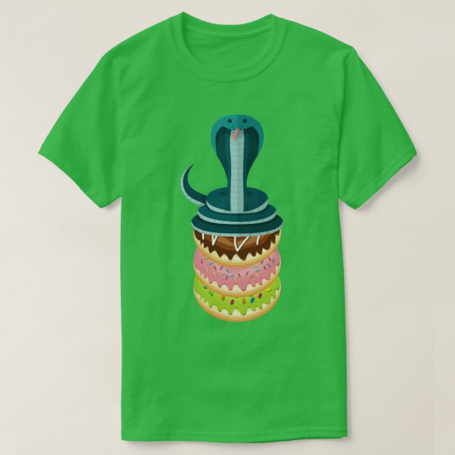 Camiseta Funny Animal Gift Donut Snake (Diseño del anverso)