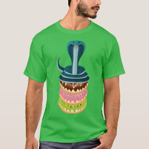 Camiseta Funny Animal Gift Donut Snake