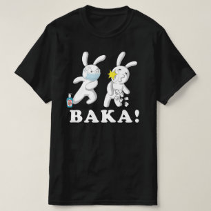Camiseta Funny Anime Baka Rabbit Slap Japonés