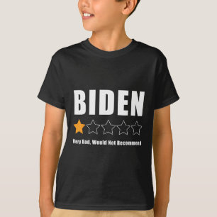 Camiseta Funny anti Biden pro Trump 1 estrella rindiendo el