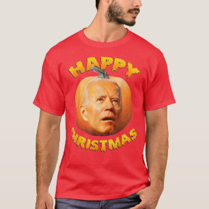 Camiseta Funny Anti Joe Biden Feliz Navidad Vacacional