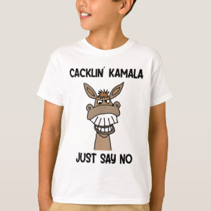Camiseta Funny Anti Kamala Harris Laughing Donkey