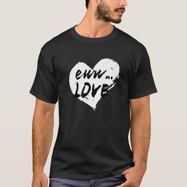 Camiseta Funny Anti Valentines Day Heart Love For Single Pr (Anverso)