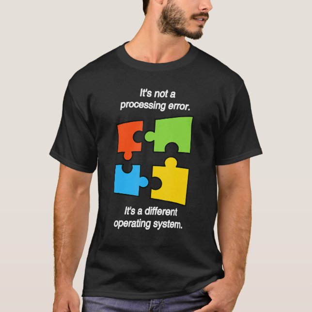 Camiseta Funny April Autism Awareness Ribbon Puzzle Autisti (Anverso)