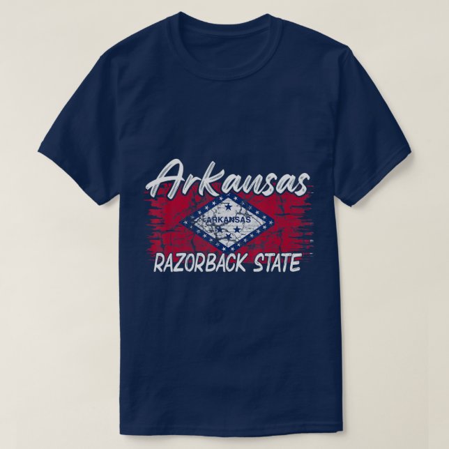 Camiseta Funny Arkansas Razorback State (Diseño del anverso)
