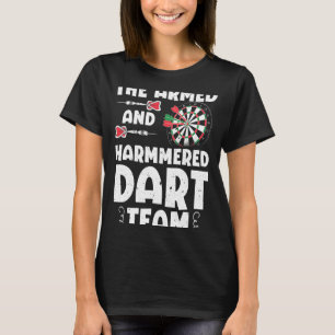 Camiseta Funny Armed And Hammered Dart Team Cita Juegos De