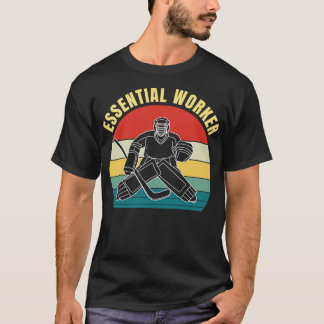 Camiseta Funny arquero de granero de hockey sobre hielo