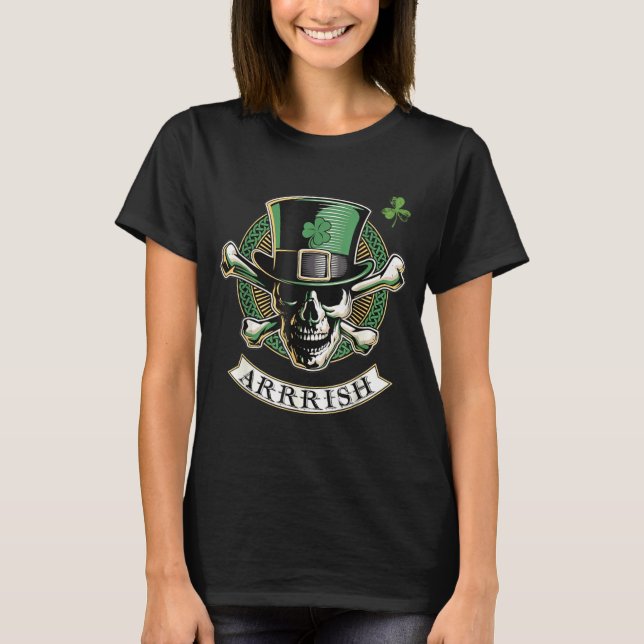 Camiseta Funny Arrish Irish Rate St Patricks Day Rate Men G (Anverso)