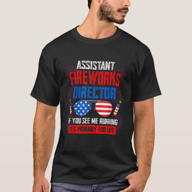Camiseta Funny Assistant Fireworks Director Te Ejecuto 4 (Anverso)
