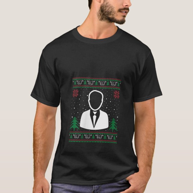 Camiseta Funny Assistant Principal Santa Hat Ugly Navidades (Anverso)