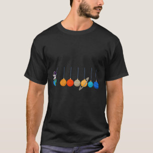 Camiseta Funny Astronauta Swing Planetas Espaciales Mens B