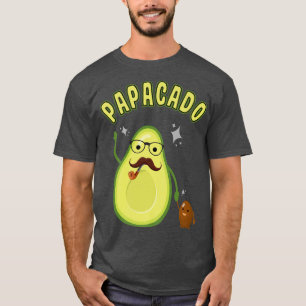 Camiseta Funny Avocado Dad Vegan 1st Fathers Day Family Pap