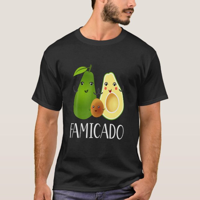 Camiseta Funny Avocado Famicado For Men Women Kinds (Anverso)