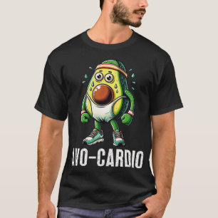 Camiseta Funny Avocardio Aguacate dio Ejercicio Fitness Pun