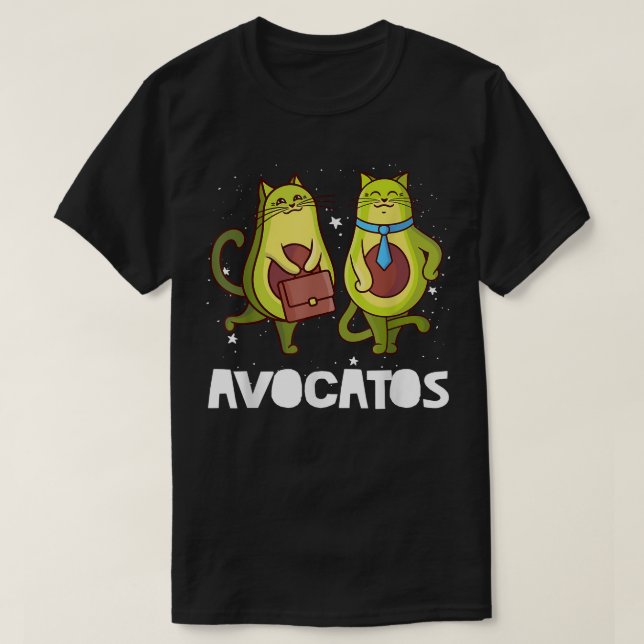 Camiseta Funny Avogato Cat Cute Aguacates Vegan Aguacate (Diseño del anverso)