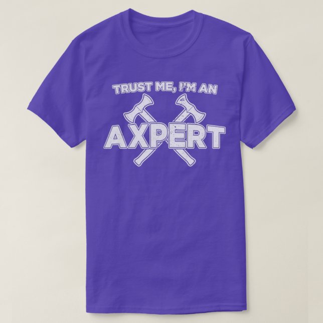 Camiseta Funny Ax Lanzando Confianza En Mí Una Impresión Ax (Diseño del anverso)