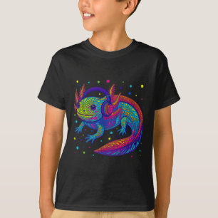 Camiseta Funny Axolotl Video Gamer Polka Dot Art Student Do