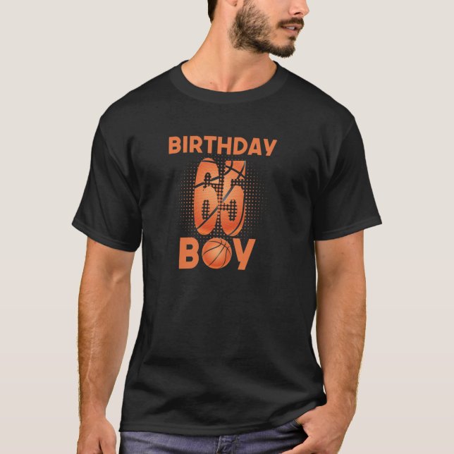 Camiseta Funny B de 65 años del deporte de baloncesto de cu (Anverso)