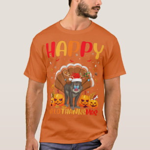 Camiseta Funny Baboon Animal Lover Happy Baboon HelloThanks