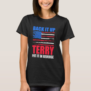 Camiseta Funny Back It Up Terry Se Lo Puso Al Contrario, 4 