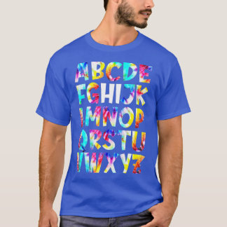 Camiseta Funny Back To School Hi Alphabet Pre K kindergarte