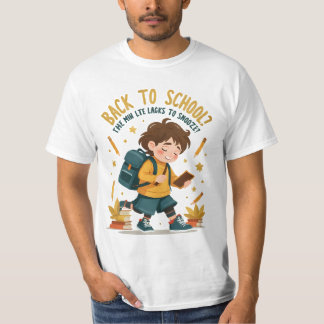 Camiseta Funny Back to School Personalizado Tee - Humor est