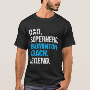 Camiseta Funny Badminton Coac
