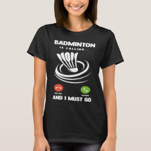 Camiseta Funny Badminton Player Llama Y Yo