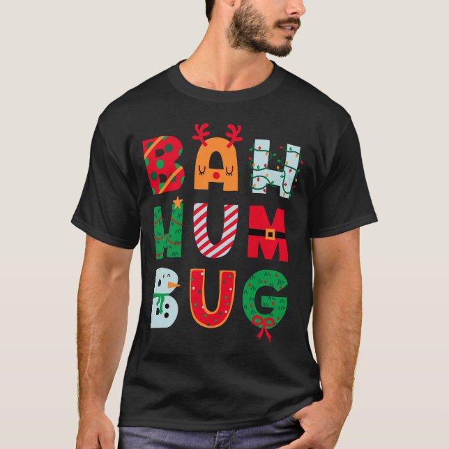 Camiseta Funny Bah Humbug Holiday  (Anverso)