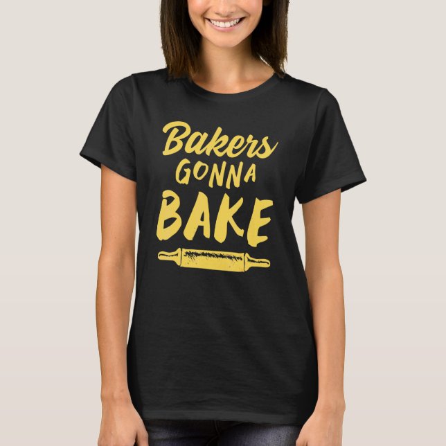 Camiseta Funny Baker Baking (Anverso)