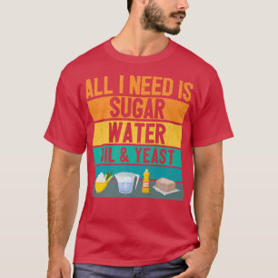 Camiseta Funny Baker Bread Baking Bread Baker Retro