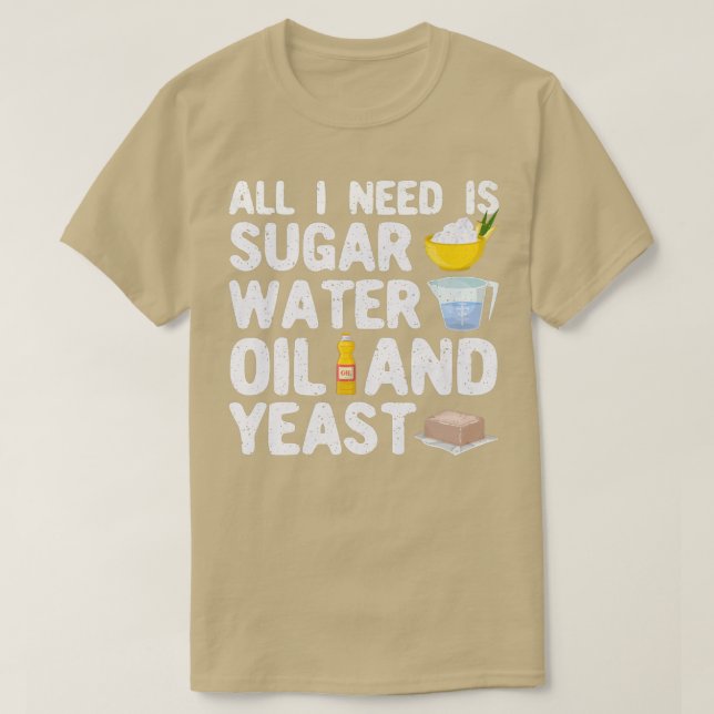 Camiseta Funny Baker Bread Baking Bread Bread Baker (Diseño del anverso)
