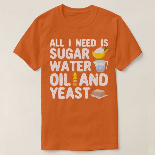 Camiseta Funny Baker Bread Baking Bread Bread Baker (Diseño del anverso)