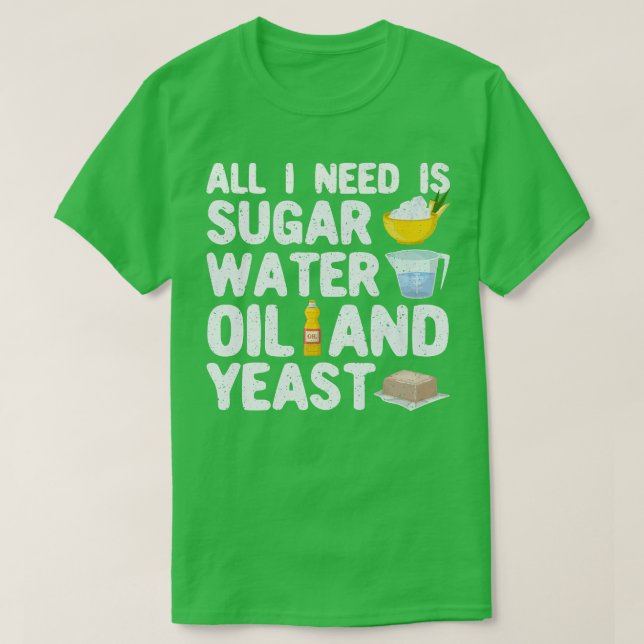 Camiseta Funny Baker Bread Baking Bread Bread Baker (Diseño del anverso)