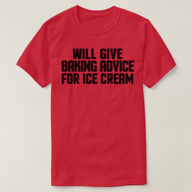 Camiseta Funny Baker Chef Le Dará Consejos De Hornear Para  (Diseño del anverso)